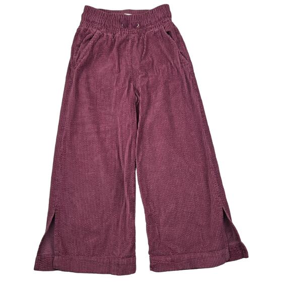 Zara Mauve Corduroy Culottes Pants - Picture 1 of 6
